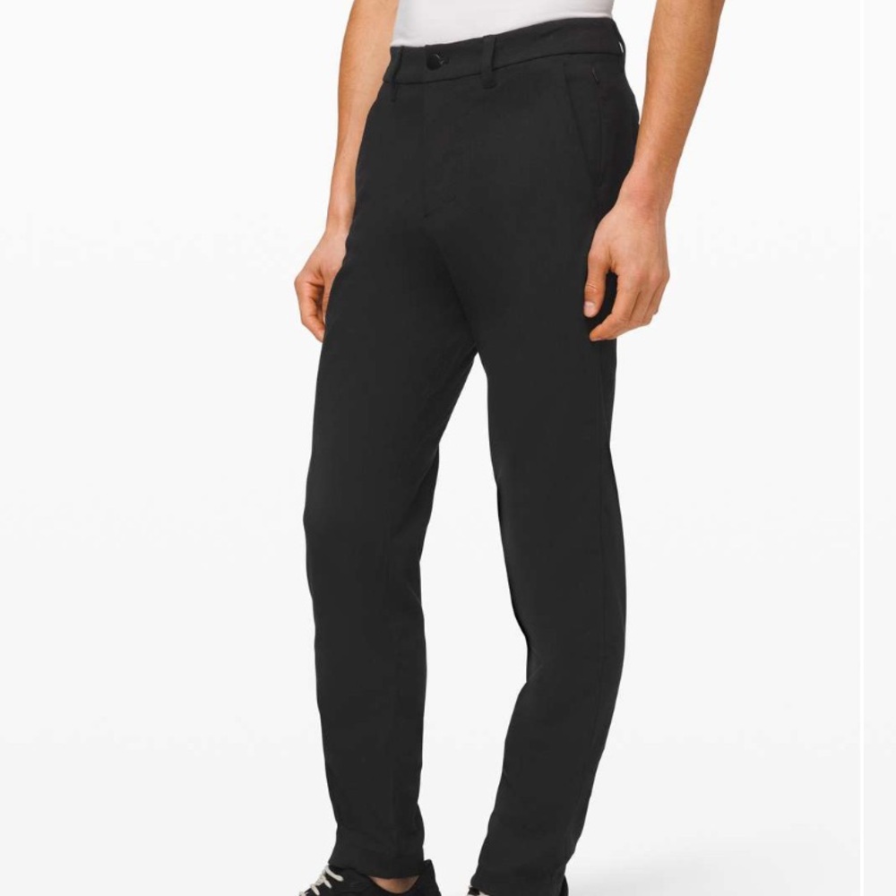 Lululemon Commission Pant Slim *Wool 34"
Heathered Black size 32